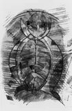 Max Ernst, Hibou-Arlequin, Original-Farblithographie auf Rives-Velin