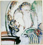František Kupka, Formes organiques, Gouache über Blei- und Farbstiftzeichnung auf bräunlichem Papier, auf Karton aufgezogen