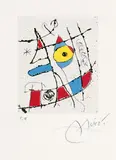 Joan Miró, zu: El Innocente, Original-Farbradierung auf Japanbütten