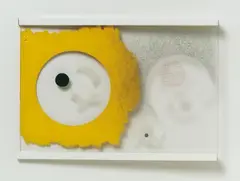 Space Modulator by László Moholy-Nagy, Öl und z.T. farbige Gravur auf Acrylglas, sold Dec 2004