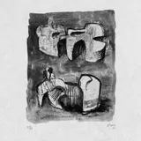 Henry Moore, Two monumental reclining figures