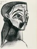 Pablo Picasso, Portrait de Femme II, Original-Lithographie auf Velin