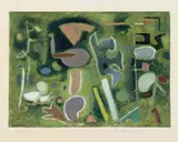 Max Ackermann, Untersee, Öl- und Temperafarben auf dünnem Karton