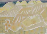 Dünen im Sommer by Eduard Bargheer, Aquarell auf handgeschöpftem Papier mit schwer leserlichem Wasserzeichen "La Baiglia A Di Bia [...]", sold Jun 2004