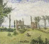 Theo Champion, Burgruine am Niederrhein (Lülsdorf)