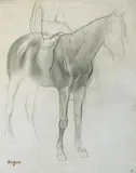 Edgar Degas, Cheval monté par une amazone