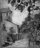 Othon Friesz, Dorfpartie mit Kirche