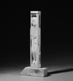 Ludwig Gies, Eva, Holzskulptur auf separatem Holzsockel