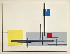 Jean Gorin, Relief No. 6, Öl auf Holz