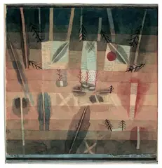 Paul Klee, Physiognomie einer Anpflanzung. 1924.9, Aquarell auf Büttenpapier