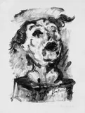 Das Prinzip by Oskar Kokoschka, Original-Farblithographie auf imitiertem Japan, sold Jun 2004