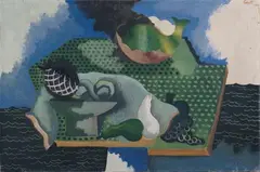 Jean Lurçat, L'Océan, Öl auf Leinwand
