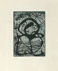 Constellations by Joan Miró, Mappenwerk mit 4 signierten Original-Graphiken auf Arches-Velin (2 Radierungen, davon 1 zweifarbig, und 2 Farblithograph, sold Jun 2004