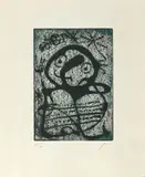 Constellations by Joan Miró, Mappenwerk mit 4 signierten Original-Graphiken auf Arches-Velin (2 Radierungen, davon 1 zweifarbig, und 2 Farblithograph, sold Jun 2004