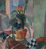 Oskar Moll, Stilleben mit Clivia