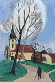 Gabriele Münter, Kirche im Dorf