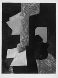 Composition rouge, jaune et bleue by Serge Poliakoff, Original-Farblithographie auf Arches-Velin, sold Jun 2004