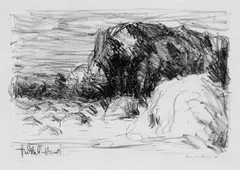 Heugeruch by Karl Schmidt-Rottluff, Original-Lithographie auf weichem Velin, sold Jun 2004