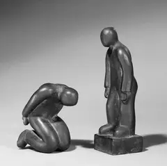 Kniender by Hans Schmitz, Bronzeplastik, sold Jun 2004