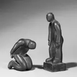Hans Schmitz, Kniender, Bronzeplastik