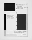 Michel Seuphor, Tableau-Poème. Composition abstraite, Farbige Offsetlithographie nach dem zusammen mit Piet Mondrian 1928 entstandenen "Tableau-Poème" bzw. Farbserigraphie nach einem 1929 entsandenen Bild. Auf dünnem Karton bzw. festem dicken Velin