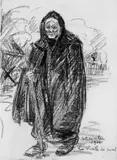 Théophile Steinlen, La Vieille des ruines