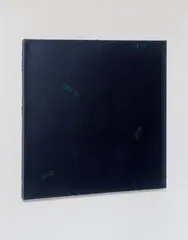 THIS ALSO...QUIETLY...LISTEN...AFRAID by Robert Barry, Acryl auf Leinwand, sold Jun 2004