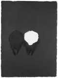 Joseph Beuys, Painting Version 1-90, Öl und Butter auf schwerem Velin mit gerissenem Loch