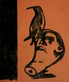 Walter Dahn, Unfall mit Vorhang (für George Condo)