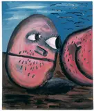 Walter Dahn und Jiri Georg Dokoupil, Ohne Titel, Acryl auf Leinwand