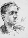 Johannes Grützke, Porträt Ulrich Tukur