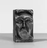 Januskopf by Alfred Hrdlicka, Bronzeplastik mit bräunlich-goldener Patina, sold Jun 2004