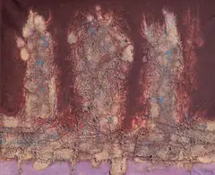 César Manrique, Rotura, Acryl und Sand auf Leinwand