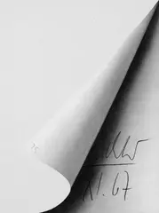 Blattecke by Gerhard Richter, 1967, Offset print on card, sold Jun 2004