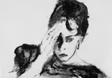 Cornelia Schleime, Ohne Titel (Selbstportrait)