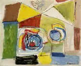 Ohne Titel by Emil Schumacher, Öl auf Leinwand, sold Jun 2004