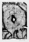 Ohne Titel by Emil Schumacher, Original-Radierung in Grünschwarz auf schwerem Velin, sold Jun 2004