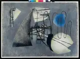Fritz Winter, Ohne Titel, 1951, Farbkreide auf Karton
