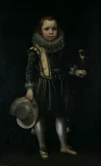 Umkreis Aelbert Cuyp, BILDNIS EINES KNABEN MIT PAPAGEI., Öl auf Leinwand (doubliert)