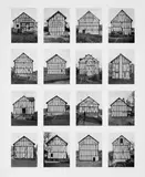 Sechzehn Fachwerkhäuser by Bernd und Hilla Becher Hilla Becher Bernd Becher, Offset-Lithographie. Blattgröße, sold May 2004