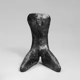 Lothar Fischer, Kleine Kniende, Bronzeplastik mit braun-schwarzer Patina