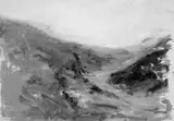 Thomas Kohl, Marseille, Öl auf weißem Halbkarton