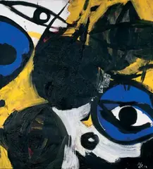 Ernst Wilhelm Nay, Vierung, Öl auf Leinwand