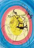Ohne Titel (Münster 1973) by Sigmar Polke, 1973, Gouache und Goldfarbe auf Papier, sold Nov 2003