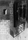 Fabrizio Plessi, Ohne Titel (LA STANZA VELL'ARCHITTETO STUDIO PER VIDEOINSTALLAZIONE)