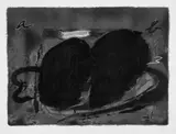 Deux Trous by Antoni Tàpies, Original-Lithographie auf Arches-Velin, sold Nov 2003