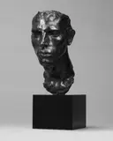 Arno Breker, Romanichel, Bronzeplastik auf schwarzem Marmorsockel