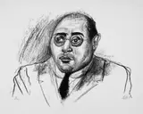 Otto Dix, Paul Westheim, Original-Lithographie auf gelblichem Bütten