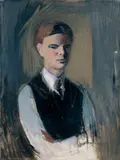 Rudolf Levy, Bildnis des Malers Kurt Craemer, Öl auf Leinwand