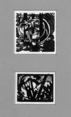 Wildpferdchen. Eidechsen by Franz Marc, 2 Original-Holzschnitte auf dünnem Japan, sold Nov 2003